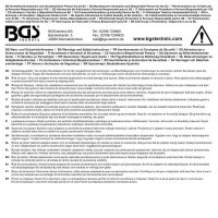 BGS Steckschlüssel-Adapter mit Ratschenfunktion | mit Gleitgriff | Abtrieb 12,5 mm (1/2")