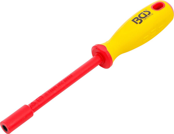 BGS VDE-Steckschlüssel-Schraubendreher | Sechskant | SW 5,5 mm | Klingenlänge 125 mm