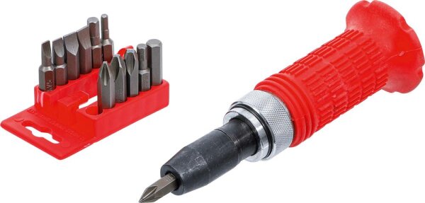 BGS Diy Hand-Schlagschrauber-Satz inkl. Bits | Abtrieb Innensechskant 12,5 mm (1/2")
