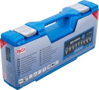 BGS Drehmomentschlüssel-Satz | für 9 x 12 mm Einsteckwerkzeuge | 6 - 30 Nm | 10-tlg.