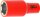 BGS VDE-Steckschlüssel-Einsatz Sechskant | Antrieb Innenvierkant 12,5 mm (1/2") | SW 27 mm