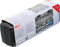 BGS Drehmomentschlüssel-Satz | Abtrieb Außenvierkant 6,3 mm (1/4") | 3 - 24 Nm | 16-tlg.