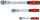 BGS Diy Umschaltknarren-Satz | ausziehbar, abwinkelbar | Abtrieb Außenvierkant 6,3 mm (1/4") - 10 mm (3/8") - 12,5 mm (1/2") | 3-tlg.