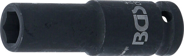 BGS Kraft-Steckschlüssel-Einsatz Sechskant, tief | Antrieb Innenvierkant 12,5 mm (1/2") | SW 13 mm