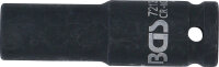 BGS Kraft-Steckschlüssel-Einsatz Sechskant, tief | Antrieb Innenvierkant 12,5 mm (1/2") | SW 13 mm