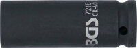 BGS Kraft-Steckschlüssel-Einsatz Sechskant, tief | Antrieb Innenvierkant 12,5 mm (1/2") | SW 18 mm