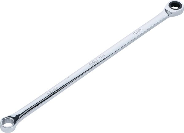 BGS Ratschenring- und Ringschlüssel | extra lang | SW 12 mm