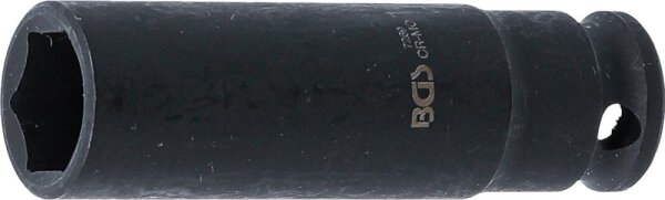 BGS Kraft-Steckschlüssel-Einsatz Sechskant, tief | Antrieb Innenvierkant 6,3 mm (1/4") | SW 10 mm