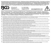 BGS Kraft-Steckschlüssel-Einsatz Sechskant | Antrieb Innenvierkant 6,3 mm (1/4") | SW 10 mm