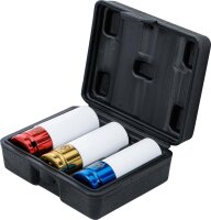 BGS Diy Kraft-Schoneinsatz-Satz | Antrieb Innenvierkant 12,5 mm (1/2") | SW 17 - 19 - 21 mm | 3-tlg.