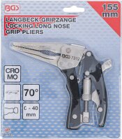 BGS Langbeck-Gripzange | mit Pistolengriff | 170 mm