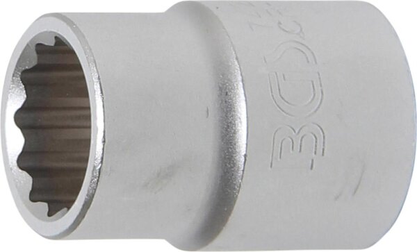 BGS Steckschlüssel-Einsatz Zwölfkant | Antrieb Innenvierkant 20 mm (3/4") | SW 22 mm