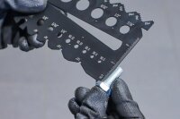 BGS Schrauben- und Gewindeschablone | Zollgrößen | 1/4 - 2"