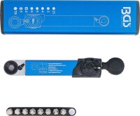 BGS Drehmomentschlüssel | Abtrieb Innensechskant 6,3 mm (1/4") | 2 - 10 Nm | mit Bit-Satz | 9-tlg.