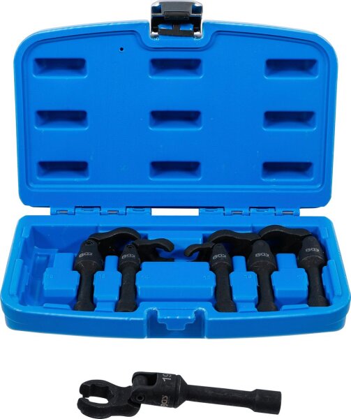 BGS Hahnenfußschlüssel-Satz | Antrieb Innenvierkant 10 mm (3/8") | mit Gelenk | 6-tlg.