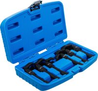 BGS Hahnenfußschlüssel-Satz | Antrieb Innenvierkant 10 mm (3/8") | mit Gelenk | 6-tlg.