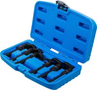 BGS Hahnenfußschlüssel-Satz | Antrieb Innenvierkant 10 mm (3/8") | mit Gelenk | 6-tlg.