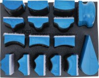 BGS Klett-Schleifblock-Satz | 16-tlg.