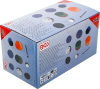 BGS Schleif-/ Polierscheiben und Bürstenaufsatz-Satz | für Bohrmaschinen | 16-tlg.