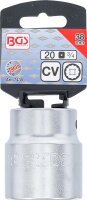 BGS Steckschlüssel-Einsatz Zwölfkant | Antrieb Innenvierkant 20 mm (3/4") | SW 38 mm