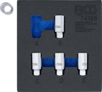 BGS Werkstattwageneinlage 1/6: Felgenschloss-Werkzeug-Satz für Tesla | 5-tlg.