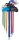 BGS Winkelschlüssel-Satz | Multicolour | extra lang | Innensechskant 1,5 - 10 mm | 9-tlg.