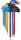 BGS Winkelschlüssel-Satz | Multicolour | extra lang | T-Profil (für Torx) T10 - T50 | 9-tlg.