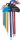 BGS Winkelschlüssel-Satz | Multicolour | extra lang | T-Profil (für Torx) mit Kugelkopf T10 - T50 | 9-tlg.