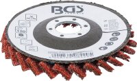 BGS Fächer-Schleif-Scheibe | Vlies | Ø 115 mm | Körnung 120