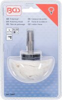 BGS Polierkopf | Pilzform | Antrieb Außensechskant 6,3 mm (1/4")