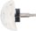 BGS Polierkopf | Pilzform | Antrieb Außensechskant 6,3 mm (1/4")