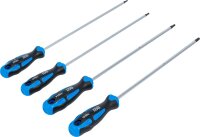 BGS Schraubendreher-Satz | extra lang | T-Profil (für Torx) | T15 - T30 | 4-tlg.