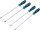 BGS Schraubendreher-Satz | extra lang | T-Profil (für Torx) | T15 - T30 | 4-tlg.