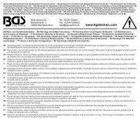 BGS Splintentreiber-Satz | mit Handschutz | 180 mm | 3 - 8 mm | 6-tlg.