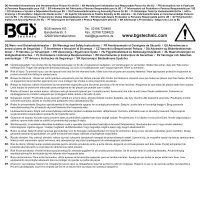 BGS Vorderrachs-Nutmuttern-Schlüssel | Zapfen innen liegend | für DAF (LF 45) 12T