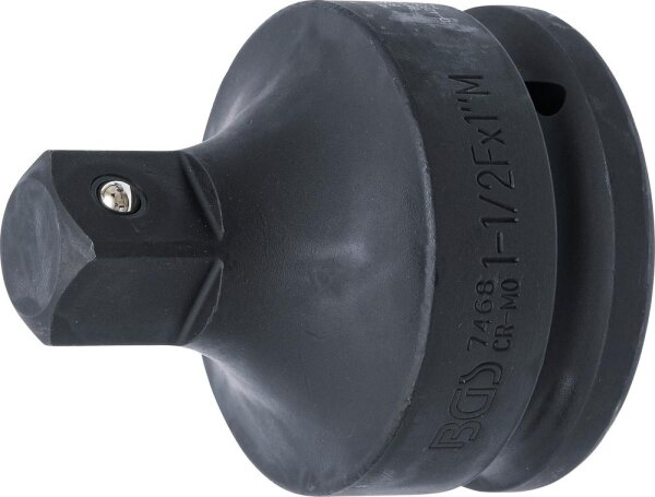 BGS Kraft-Steckschlüssel-Adapter | Innenvierkant 38 mm (1-1/2") - Außenvierkant 25 mm (1")