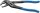 BGS Wasserpumpenzange | mit Durchsteckgewerbe | 175 mm