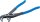 BGS Wasserpumpenzange | mit Durchsteckgewerbe | 240 mm