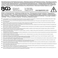 BGS Winkelschlüssel-Satz | extra lang | TS-Profil (für Torx Plus) TS10 - TS50 | 9-tlg.
