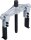 BGS Universal-Abzieher-Satz, 2-armig | 35 - 130 mm | 7-tlg.