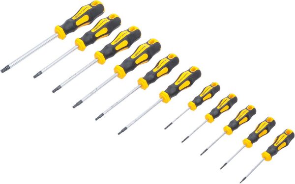 BGS Diy Schraubendreher-Satz | T-Profil (für Torx) T6 - T40 | 11-tlg.
