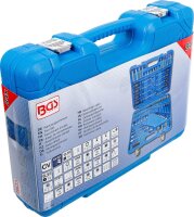 BGS Werkzeugsortiment | 6,3 mm (1/4") + 12,5 mm (1/2") | E-Profil / T-Profil (für Torx) | 84-tlg.
