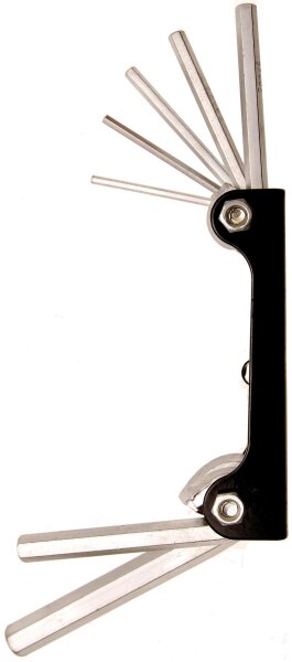 BGS Diy Winkelschlüssel-Satz | Innensechskant 2,5 - 10 mm | 7-tlg.