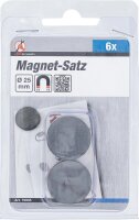 BGS Diy Magnet-Satz | Keramik | Ø 25 mm | 6-tlg.