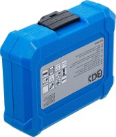 BGS Glüh- und Zündkerzen-Gelenk-Einsatz-Satz | Antrieb Innenvierkant 6,3 mm (1/4") / 10 mm (3/8") | SW 8 - 9 - 10 - 12 - 14 - 16 mm | 11-tlg.