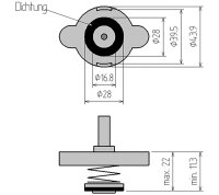 BGS Adapter Nr. 4 für Art. 8027, 8098 | für Ford, Honda, Hyundai, Lexus, Mazda, Mercedes-Benz, Mitsubishi, Nissan, Peugeot, Subaru, Suzuki, Toyota