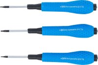 BGS Diy Präzisions-Schraubendreher-Satz | T-Profil (für Torx) T4 / T5 / T6 | 3-tlg.