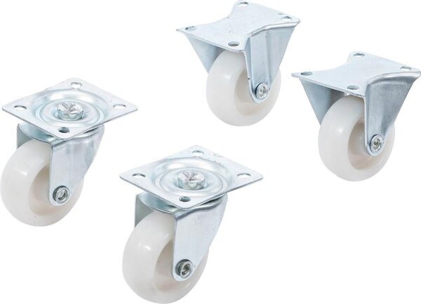 BGS Diy Lenk-/Bockrollen-Satz | 40 mm | 4-tlg.