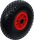 BGS Diy Rad für Sackkarren / Bollerwagen | PU, rot/schwarz | 260 mm