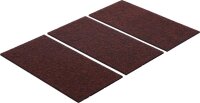 BGS Diy Filzgleiter | Platten | braun | 100 x 200 mm |...